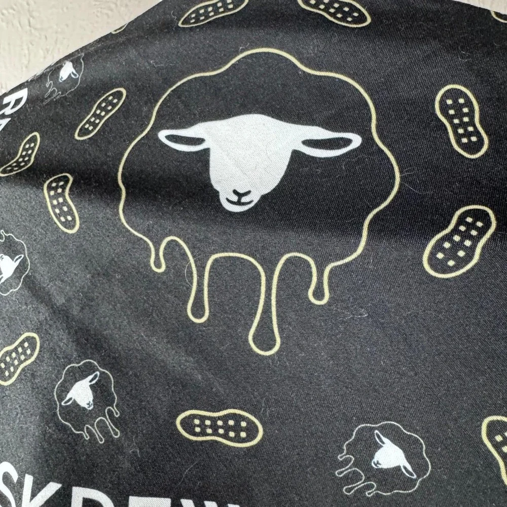 Skrewball peanut butter, whiskey bandanna scarf